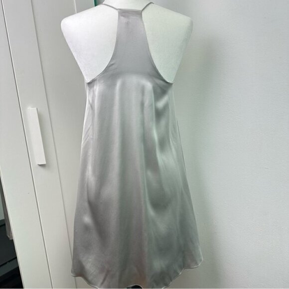 Club Monaco 100% Silk Slip Dress Racer Back Spaghetti Strap Size 00 - Picture 1 of 8